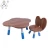 Import Kids Furniture Wood Grain Or Customized Children Study Table And Chair Set from China