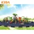 Import kids playground outdoor wooden climbing structure children physical fitness training or challenging project from China