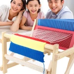 Kids portable  sewing machine toy to make fashionable girls dress and clothes in direct sale