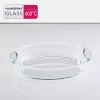 Kingrui oval glass bakeware / baking dish / microwave heat-resistant glass baking tray