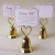 Import Kissing Bell Place Card Holders in silver and golden color Party favors from China