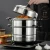 Import Kitchen appliances industrial steamer cookware 3 tier stainless steel cooking pot with bakelite handle from China