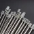 Import Knitting Needle Set  22PCS 2mm(B)-8mm(L)Straight Single Pointed Stainless Steel Sweater Needles set from China