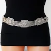 Ladies dress waist chain belt holiday leisure square waist decoration body chain manufacturers