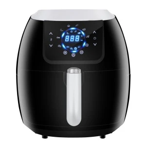 Large Capacity Free Oil Touch Screen LED digital Control continuous fryers Deep Electric 5l air fryer without oil black and deck