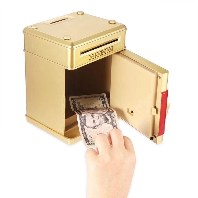 Large Coin Banknote Storage Stuff Jar Bank Money Saving Box Automatic Money Bank Storage