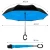 Import Lazada custom logo print blue reverse umbrella from China