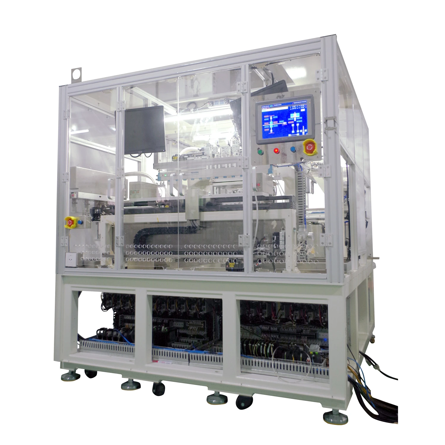 LCD Grinding Cleaning Placement Machine LCD Grinding Cleaning Placement Equipment LCD Grinding Cleaning Fully Auto Dual-station
