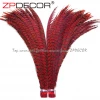 Leading Supplier ZPDECOR Wholesale 80-90 cm Dyed Long Zebra Lady Amherst Pheasant Tail Feather for Carnival Costumes