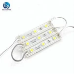 LED China Supplier 3 led module Epoxy 0.72W Waterproof 12V DC Korea Samsung CE RoHS Approval SMD 5050 Samsung LED Module