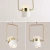 Import LED Europe hot sell decorative home decor golden copper light indoor modern decor light fixtures pendant lamp from China