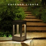 LED outdoor garden bollard lights 10W IP65 lamps 220V aluminum landscape lawn lamp