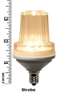 LED strobe C9 E17 Christmas flashing xenon lamp bulb