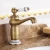 Import LEDFRE European style polished Marble Decorated Antique Brass Basin Faucet   LFLF56O180D from China