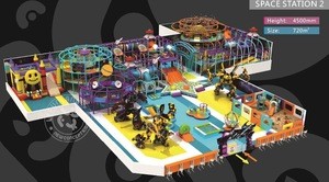 lefunland kids play centre of space station series