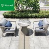 Leisure Garden Furniture Balcony Coffee Table and Chairs for Resort