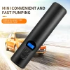 Light Weight Portable 12V Air Compressor Car Tyre Inflator Heavy Duty Pump Tire Inflator Inflatable Pump With LED Light