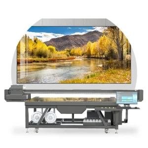 Lingya big format 1.3x2.5m 2513 uv flatbed printer phone case uv printer machine for all purpose