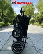 Lithium Battery Carbon Fiber Appearance BLDC Motor Wheelchair Electric Wheel Chair