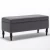 Import Living Room Upholstered Foot Stool Space Saving Storage Bench Ottoman Stool Seat from China