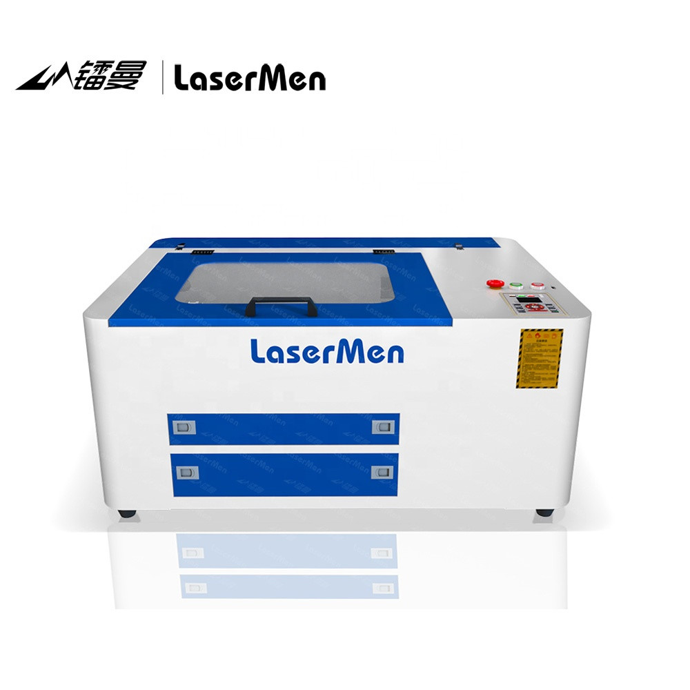 LM-4030 400mm*300mm 50 watt CO2 mini laser cutting machine for making souvenir arts crafts