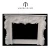 Import lobby used marble fireplace mantel parts from China