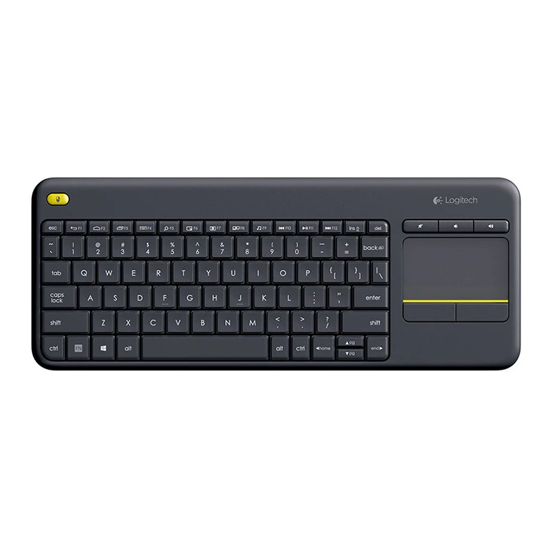 Logitech Wireless Touch Keyboard K400 Plus HTPC keyboard for PC connected TVs