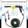 low pressure household car cleaning foam spray gun