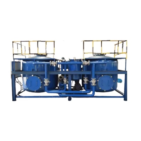 lowest investment high quality sand filter tank waste oil to diesel machine