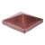 Import Loyal ningbo  green high quality copper plated 3.5&quot; 4&quot;  4x4 plastic  fence post cap from China
