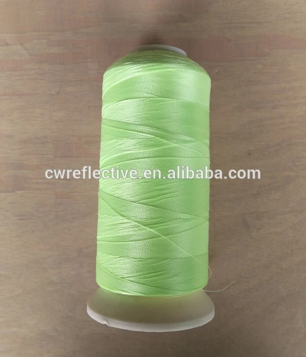 luminous embroidery thread,glow in the dark yarn,100% polyester embroidery thread
