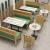 Import Luxury sushi shop furniture supplier green color booth seating fast food restaurant from China