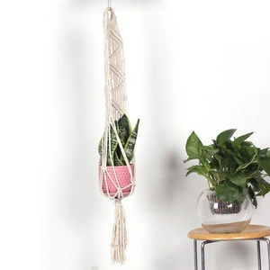 Macrame wall hanging, plant hanging hanger home decor bohemian boho modern cotton rope knots macrame wall hanging planter basket