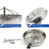 Manufacturer custom Stainless Steel Water Piglet Feeder Trough