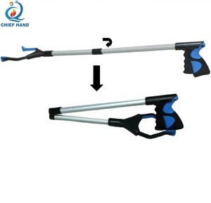 Manufacturer wholesale stainless steel China long life Delicate Handle reacher grabber pick up super relaxed and easy Tool