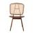 Import Manufacturers Ash Solid Wood Rattan Furniture Cafe Nordic Rattan Chair Wooden Dining Chair from China