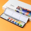 Marco 12 colours professional non-toxic travel solid water color paint set