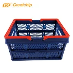 Market shopping plastic Folding portable Supermarket Foldable shopping basket
