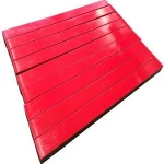 Material handling equipment parts belt impact bar