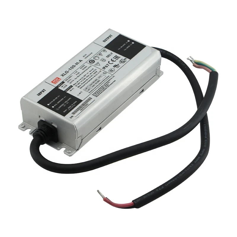 MeanWell XLG-100-24 Constant Power Mode LED Power Supply 100W 24V LED Driver