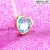 Import MECYLIFE Newest Stainless Steel Heart Jewelry Sets Ocean Blue Crystal Diamond Jewellery Sets from China