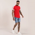 Men short sleeve 100% cotton t-shirt