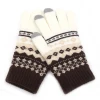 Men Women Wool Stretch Snowflake Mittens Durable Warm Hand Protection Winter Touch Screen Gloves