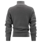Mens Cotton Customized Knit Warm Oversize Pullover Designer Half Quater Zip Polo High Neck Winter Knitted Sweaters For Men