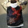 Mens Souvenir Jacket Best High Quality Custom Japanese Pattern Embroidered REVERSIBLE Jacket