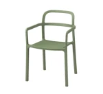 Metal Outdoor Garden Chair With Armrest