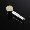 Metal Smoking Pipe Style Hand Grinding Crusher Grinder Six Shooter Pipe Tobacco Pipe Herb Grinder with Filter Net Dry Her