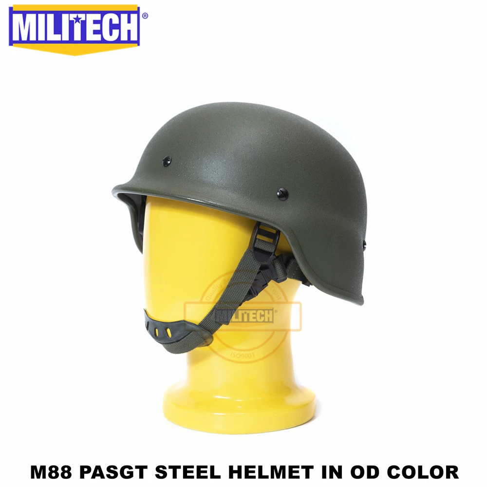 MILITECH NIJ IIIA 3A M88 Steel BulletProof Helmet Steel Ballistic helmet PASGT