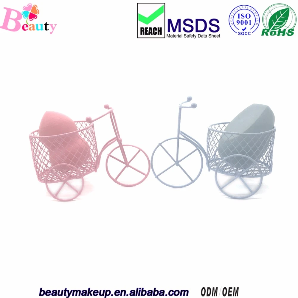 Mini Bicycle cart storage prevent makeup sponge puff mildew factory direct