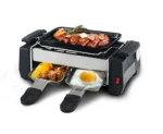 Mini Raclette Barbecue Grill Electric Household BBQ Grill For 2 Person